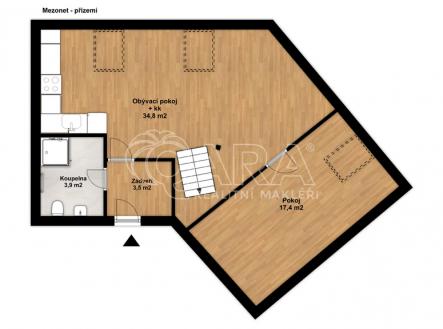 q1578-spojovaciprizemi.jpg | Pronájem bytu, 3+kk, 91 m²