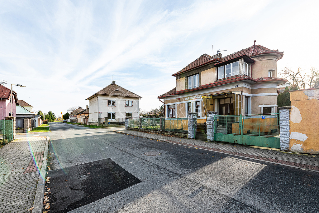 pohled z ul. Čapkova