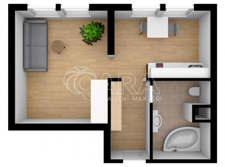 peroutkova-pla-nek-prona-jem-byt-1-1-www.osobnirealitnimakler-4.jpg | Pronájem bytu, 1+1, 32 m²