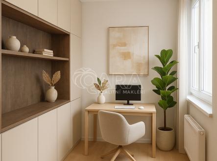 pracovna.png | Prodej bytu, 4+kk, 74 m²