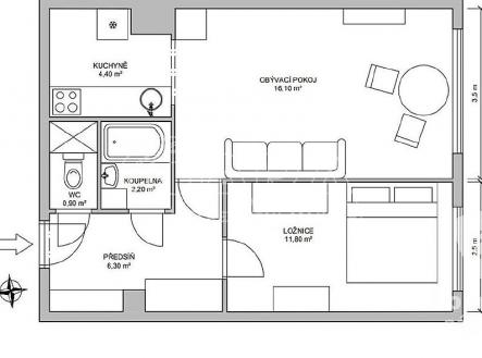 ab387a88d7560f6537524f5c4a21ee34.jpeg | Pronájem bytu, 2+kk, 43 m²