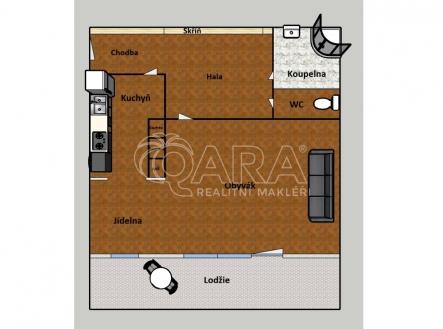 garsonka-final.jpg | Prodej bytu, 1+1, 56 m²