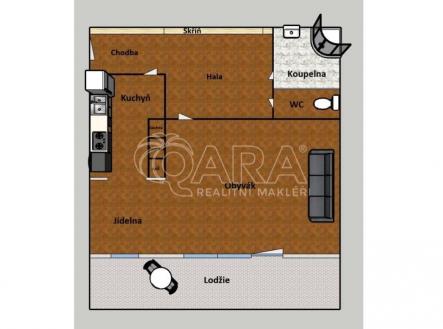 fotografie | Prodej bytu, 1+1, 56 m²