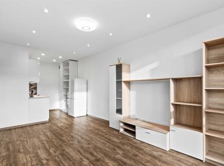 Obývací pokoj a kuchyně | Pronájem bytu, 2+kk, 46 m²