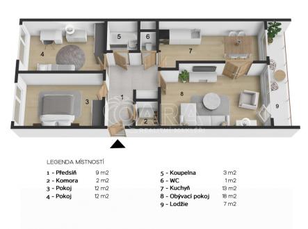 3dpudorys-emilie-hyblerove.jpg | Prodej bytu, 3+1, 79 m²