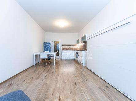 Obývací pokoj s kuchyňským koutem | Pronájem bytu, 1+kk, 37 m²