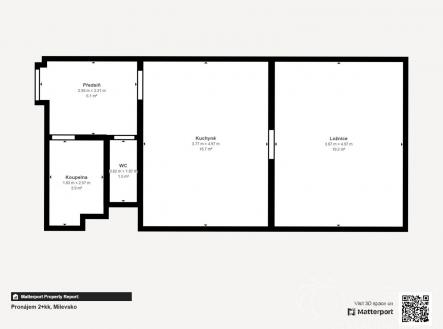 fotografie | Pronájem bytu, 2+kk, 49 m²