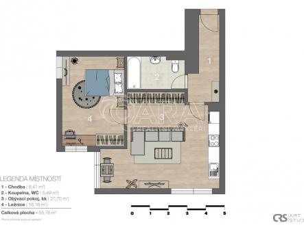 2d-grafik-layout.jpg | Prodej bytu, 2+kk, 55 m²