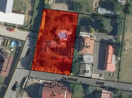 katastr-pozemek.jpg | Prodej - pozemek pro bydlení, 837 m²