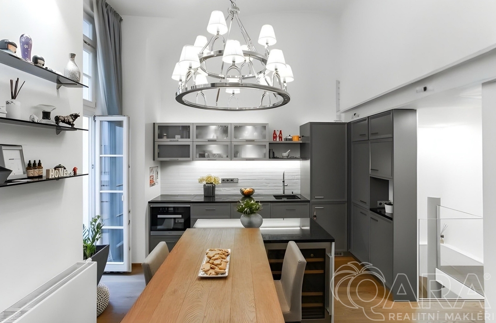Obývací pokoj a kuchyň