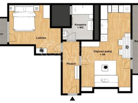 fotografie | Prodej bytu, 2+kk, 48 m²