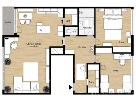 fotografie | Prodej bytu, 3+kk, 101 m²