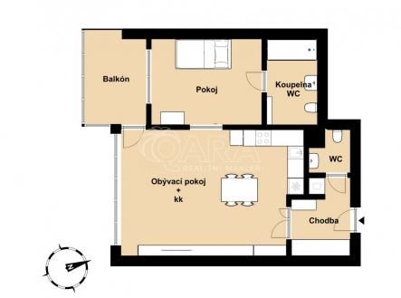 KUZ-20260329-NamNaSad708DB-Planek.jpg | Pronájem bytu, 2+kk, 64 m²