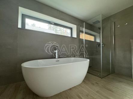 Koupelna s vanou a sprchovým koutek | Pronájem bytu, 3+kk, 80 m²