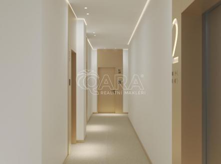 chodba_fin2_JS.jpg | Prodej bytu, 1+kk, 30,4 m²