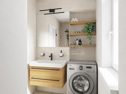 BD Velvary - koupelna.jpg | Prodej bytu, 1+kk, 48 m²