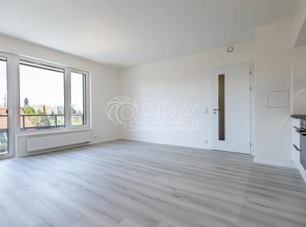 Obývací pokoj s kuchyňským koutem | Pronájem bytu, 2+kk, 50 m²