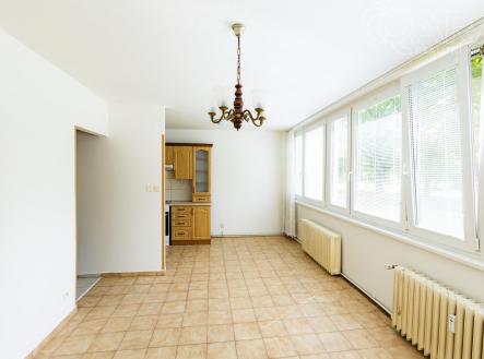 Obývací pokoj s kk | Pronájem bytu, 2+kk, 41,5 m²