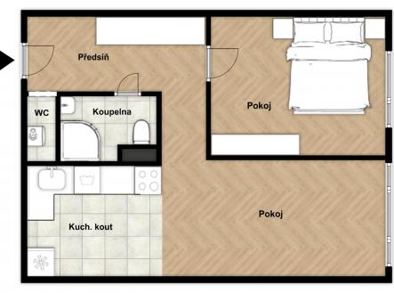 Q1701-Dubecska.jpg | Prodej bytu, 2+kk, 50 m²