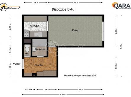 013A.jpg | Pronájem bytu, 1+kk, 31 m²
