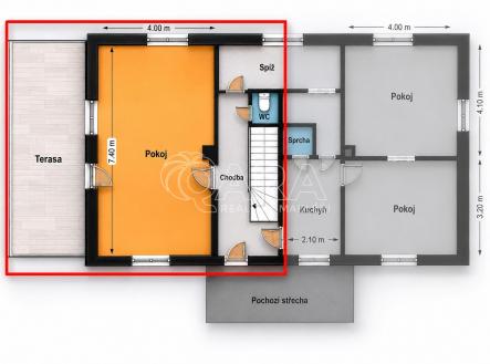 Kosoř_pravá plánek 3.jpg | Prodej - dům/vila, 225 m²