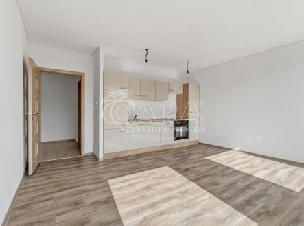 Kuchyň s obývacím pokojem | Pronájem bytu, 2+kk, 37,3 m²