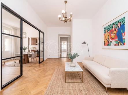 VIZUALIZACE - návrh propojení obývacího pokoje | Prodej bytu, 4+kk, 134 m²