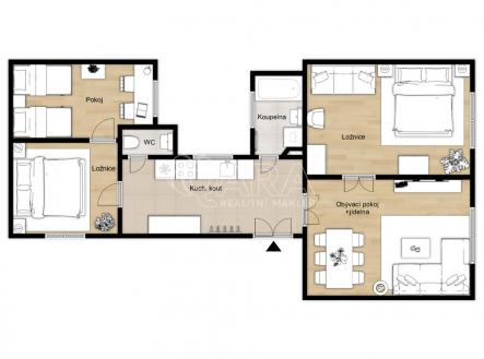 7178-Mikulandská.jpg | Pronájem bytu, 4+1, 84 m²