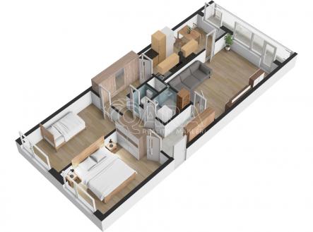 QARA 54 Janského 2415 31 3Dc.jpg | Pronájem bytu, 3+1, 80 m²