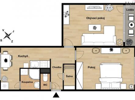 6273-byt.jpg | Prodej bytu, 2+1, 60 m²