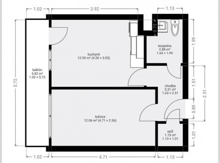 IMG_5123.jpg | Prodej bytu, 1+1, 34 m²