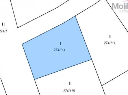 katastr 2.jpg | Prodej - pozemek pro bydlení, 906 m²