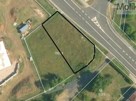 mapy pozemek označený.jpg | Prodej - pozemek pro bydlení, 776 m²