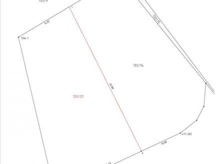 geometrák pozemek označený.jpg | Prodej - pozemek pro bydlení, 776 m²