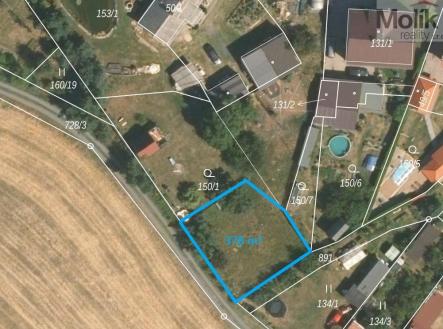 foto mapy - rozměr.jpg | Prodej - pozemek pro bydlení, 378 m²