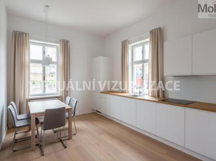 Kuchyně - virtuální vizualizace.jpg | Prodej bytu, 2+1, 63 m²