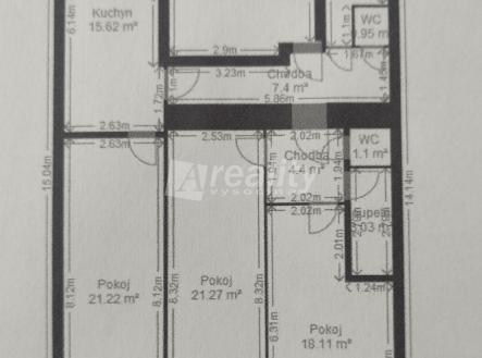 1681199658265 | Prodej bytu, 3+1, 95 m²