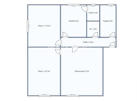 Byt 3+1 Strmá ul. VM | Prodej bytu, 3+1, 75 m²