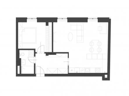 Prodej bytu, 2+kk, 60 m²