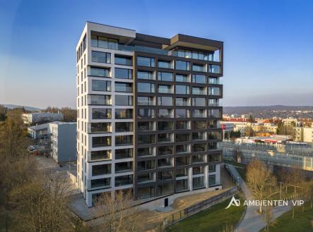 Foto_Lighthouse_Brno_DJI_0602-HDR | Pronájem bytu, 1+kk, 38 m²