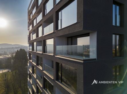 Foto_Lighthouse_Brno_DJI_0547-HDR | Pronájem bytu, 1+kk, 42 m²