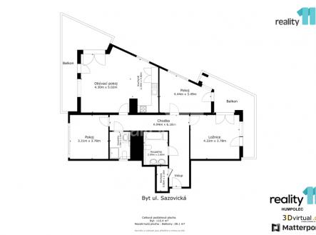 30 | Prodej bytu, 4+kk, 100 m²