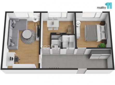 28 | Prodej bytu, 2+1, 62 m²