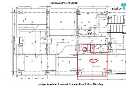 2 | Pronájem - kanceláře, 29 m²