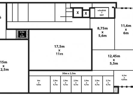 3 | Pronájem - kanceláře, 14 m²