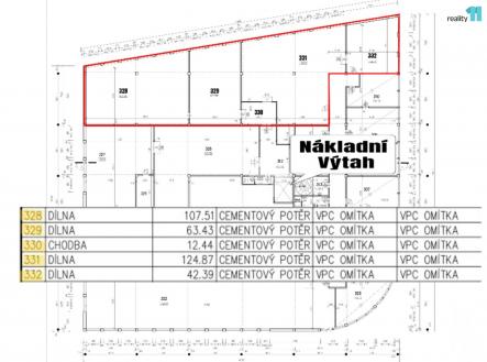 2 | Pronájem - výrobní prostor, 167 m²