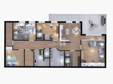 5 | Pronájem bytu, 6+kk, 156 m²