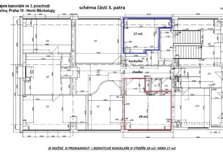 2 | Pronájem - kanceláře, 29 m²