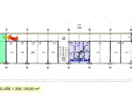 4 | Pronájem - kanceláře, 100 m²