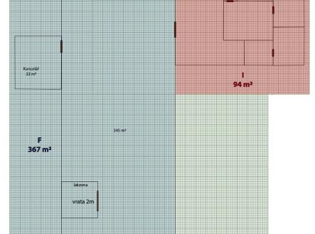 Pronájem - výrobní prostor, 461 m²